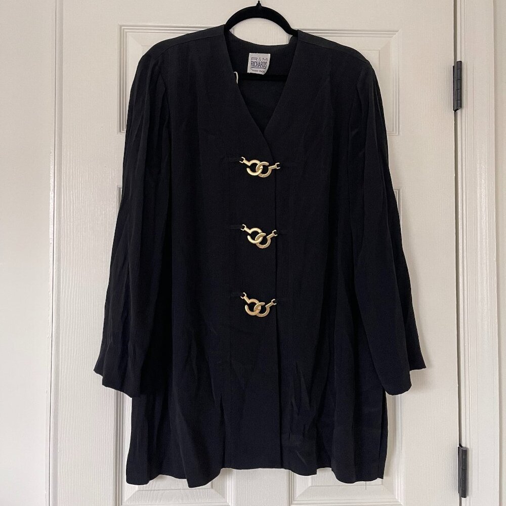 vintage shirt with gold details (plus size)